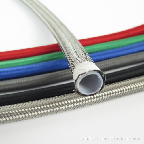 Hydraulic Hose For Special Purposes PTFE corrugate pipes braided Metal hose with PTFE and Teflon Manufactory